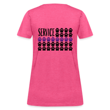 Load image into Gallery viewer, K9s Lead the Way - Service - Women's T-Shirt - heather pink