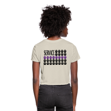 Load image into Gallery viewer, K9s Lead the Way - Service - Women's Cropped T-Shirt - dust
