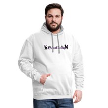Load image into Gallery viewer, K9s Lead the Way - Service - Contrast Hoodie - white/gray