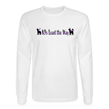 Load image into Gallery viewer, K9s Lead the Way - Service - Men's Long Sleeve T-Shirt - white