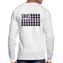 Load image into Gallery viewer, K9s Lead the Way - Service - Men's Long Sleeve T-Shirt - white