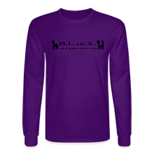 Load image into Gallery viewer, K9s Lead the Way - Service - Men's Long Sleeve T-Shirt - purple