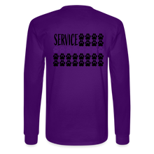 Load image into Gallery viewer, K9s Lead the Way - Service - Men's Long Sleeve T-Shirt - purple