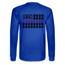 Load image into Gallery viewer, K9s Lead the Way - Service - Men's Long Sleeve T-Shirt - royal blue