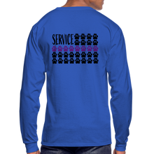 Load image into Gallery viewer, K9s Lead the Way - Service - Men's Long Sleeve T-Shirt - royal blue
