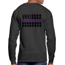Load image into Gallery viewer, K9s Lead the Way - Service - Men's Long Sleeve T-Shirt - heather black