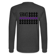 Load image into Gallery viewer, K9s Lead the Way - Service - Men's Long Sleeve T-Shirt - heather black
