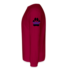 Load image into Gallery viewer, K9s Lead the Way - Service - Men's Long Sleeve T-Shirt - dark red