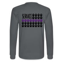Load image into Gallery viewer, K9s Lead the Way - Service - Men's Long Sleeve T-Shirt - charcoal