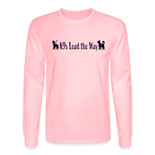 Load image into Gallery viewer, K9s Lead the Way - Service - Men's Long Sleeve T-Shirt - pink