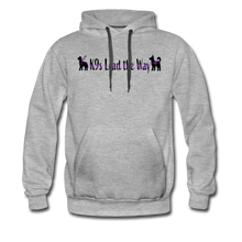 Load image into Gallery viewer, K9s Lead the Way - Service - Men’s Premium Hoodie - heather gray