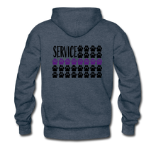 Load image into Gallery viewer, K9s Lead the Way - Service - Men’s Premium Hoodie - heather denim