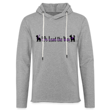 Load image into Gallery viewer, K9s Lead the Way - Service - Unisex Lightweight Terry Hoodie - heather gray