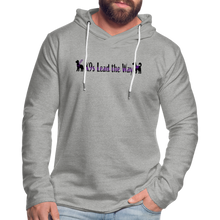 Load image into Gallery viewer, K9s Lead the Way - Service - Unisex Lightweight Terry Hoodie - heather gray