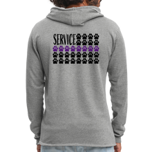 Load image into Gallery viewer, K9s Lead the Way - Service - Unisex Lightweight Terry Hoodie - heather gray