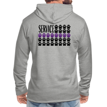 Load image into Gallery viewer, K9s Lead the Way - Service - Unisex Lightweight Terry Hoodie - heather gray