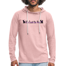 Load image into Gallery viewer, K9s Lead the Way - Service - Unisex Lightweight Terry Hoodie - cream heather pink