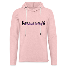 Load image into Gallery viewer, K9s Lead the Way - Service - Unisex Lightweight Terry Hoodie - cream heather pink