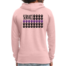 Load image into Gallery viewer, K9s Lead the Way - Service - Unisex Lightweight Terry Hoodie - cream heather pink