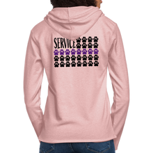 Load image into Gallery viewer, K9s Lead the Way - Service - Unisex Lightweight Terry Hoodie - cream heather pink