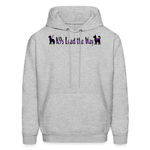 Load image into Gallery viewer, K9s Lead the Way - Service - Men's Hoodie - heather gray