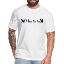 Load image into Gallery viewer, K9s Lead the Way - Service - Fitted Cotton/Poly T-Shirt by Next Level - white