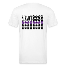 Load image into Gallery viewer, K9s Lead the Way - Service - Fitted Cotton/Poly T-Shirt by Next Level - white
