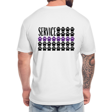 Load image into Gallery viewer, K9s Lead the Way - Service - Fitted Cotton/Poly T-Shirt by Next Level - white