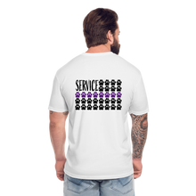 Load image into Gallery viewer, K9s Lead the Way - Service - Fitted Cotton/Poly T-Shirt by Next Level - white