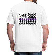 Load image into Gallery viewer, K9s Lead the Way - Service - Fitted Cotton/Poly T-Shirt by Next Level - white