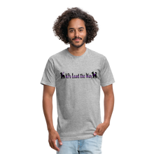 Load image into Gallery viewer, K9s Lead the Way - Service - Fitted Cotton/Poly T-Shirt by Next Level - heather gray