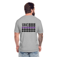 Load image into Gallery viewer, K9s Lead the Way - Service - Fitted Cotton/Poly T-Shirt by Next Level - heather gray