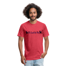 Load image into Gallery viewer, K9s Lead the Way - Service - Fitted Cotton/Poly T-Shirt by Next Level - heather red
