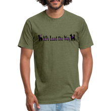 Load image into Gallery viewer, K9s Lead the Way - Service - Fitted Cotton/Poly T-Shirt by Next Level - heather military green