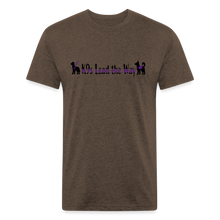 Load image into Gallery viewer, K9s Lead the Way - Service - Fitted Cotton/Poly T-Shirt by Next Level - heather espresso
