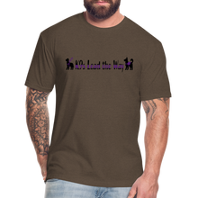 Load image into Gallery viewer, K9s Lead the Way - Service - Fitted Cotton/Poly T-Shirt by Next Level - heather espresso