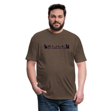 Load image into Gallery viewer, K9s Lead the Way - Service - Fitted Cotton/Poly T-Shirt by Next Level - heather espresso