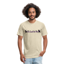 Load image into Gallery viewer, K9s Lead the Way - Service - Fitted Cotton/Poly T-Shirt by Next Level - heather cream