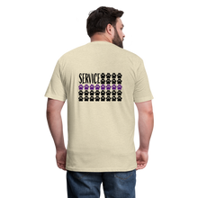 Load image into Gallery viewer, K9s Lead the Way - Service - Fitted Cotton/Poly T-Shirt by Next Level - heather cream