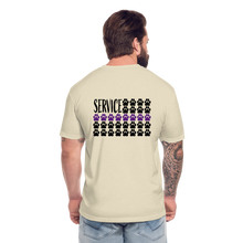 Load image into Gallery viewer, K9s Lead the Way - Service - Fitted Cotton/Poly T-Shirt by Next Level - heather cream