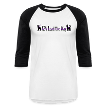 Load image into Gallery viewer, K9s Lead the Way - Service - Baseball T-Shirt - white/black