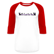 Load image into Gallery viewer, K9s Lead the Way - Service - Baseball T-Shirt - white/red