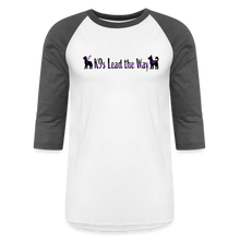 Load image into Gallery viewer, K9s Lead the Way - Service - Baseball T-Shirt - white/charcoal