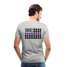 Load image into Gallery viewer, K9s Lead the Way - Service - Men's Premium T-Shirt - heather gray