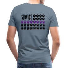 Load image into Gallery viewer, K9s Lead the Way - Service - Men's Premium T-Shirt - steel blue