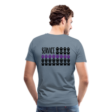 Load image into Gallery viewer, K9s Lead the Way - Service - Men's Premium T-Shirt - steel blue