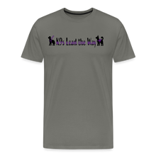 Load image into Gallery viewer, K9s Lead the Way - Service - Men's Premium T-Shirt - asphalt gray