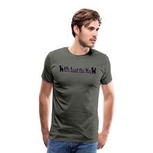 Load image into Gallery viewer, K9s Lead the Way - Service - Men's Premium T-Shirt - asphalt gray