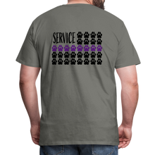 Load image into Gallery viewer, K9s Lead the Way - Service - Men's Premium T-Shirt - asphalt gray