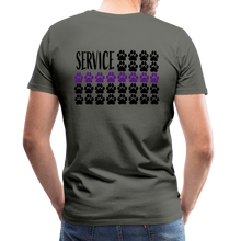 Load image into Gallery viewer, K9s Lead the Way - Service - Men's Premium T-Shirt - asphalt gray
